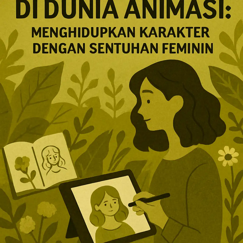 Wanita di Dunia Animasi: Menghidupkan Karakter dengan Sentuhan Feminim